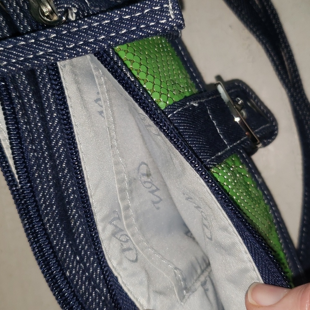 Whiting and David denim mesh bag - Picture 6 of 10